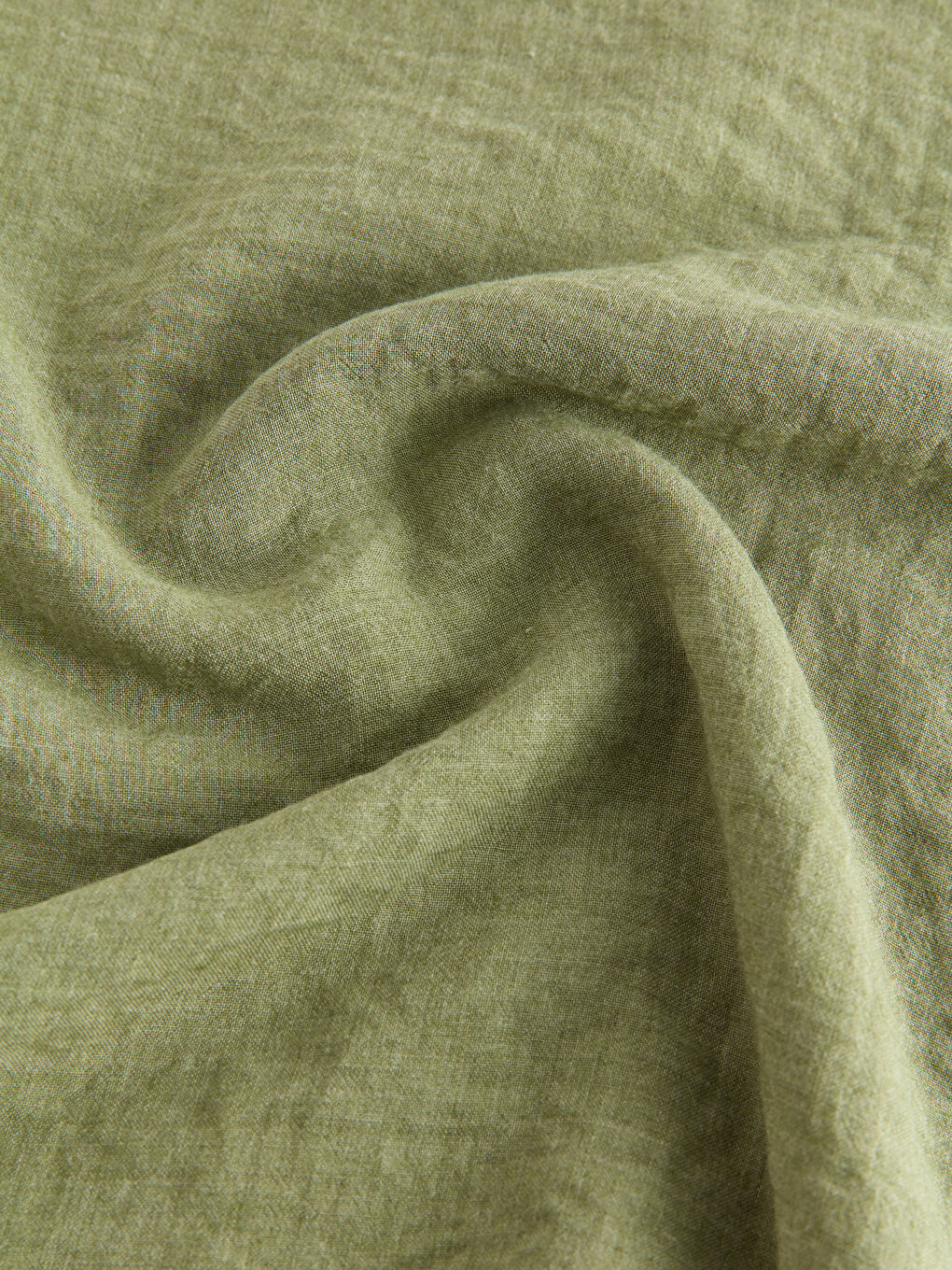 Yeşil Düz Vual Kadın Şal-2