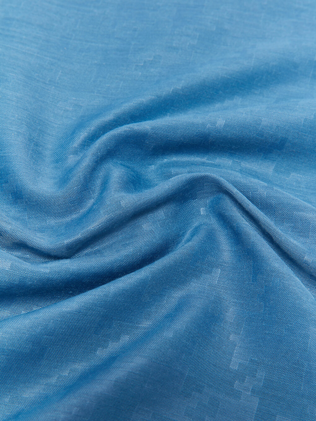 Mavi Jakarlı Kadın Şal-3