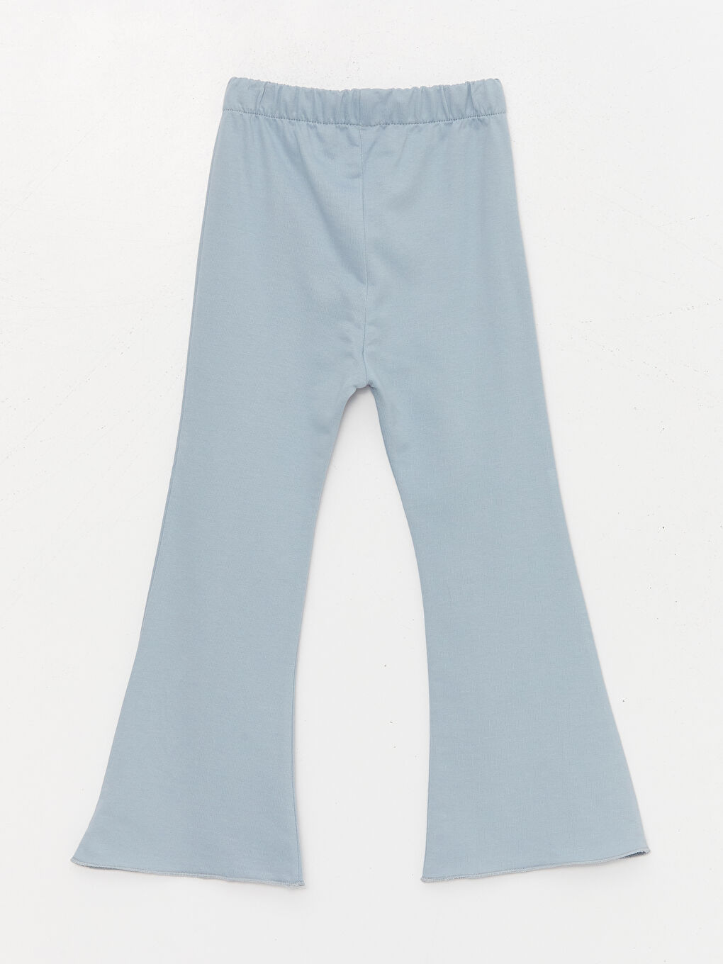 Mavi Bebe Yaka Uzun Kollu Kız Çocuk Tişört ve Tayt-7