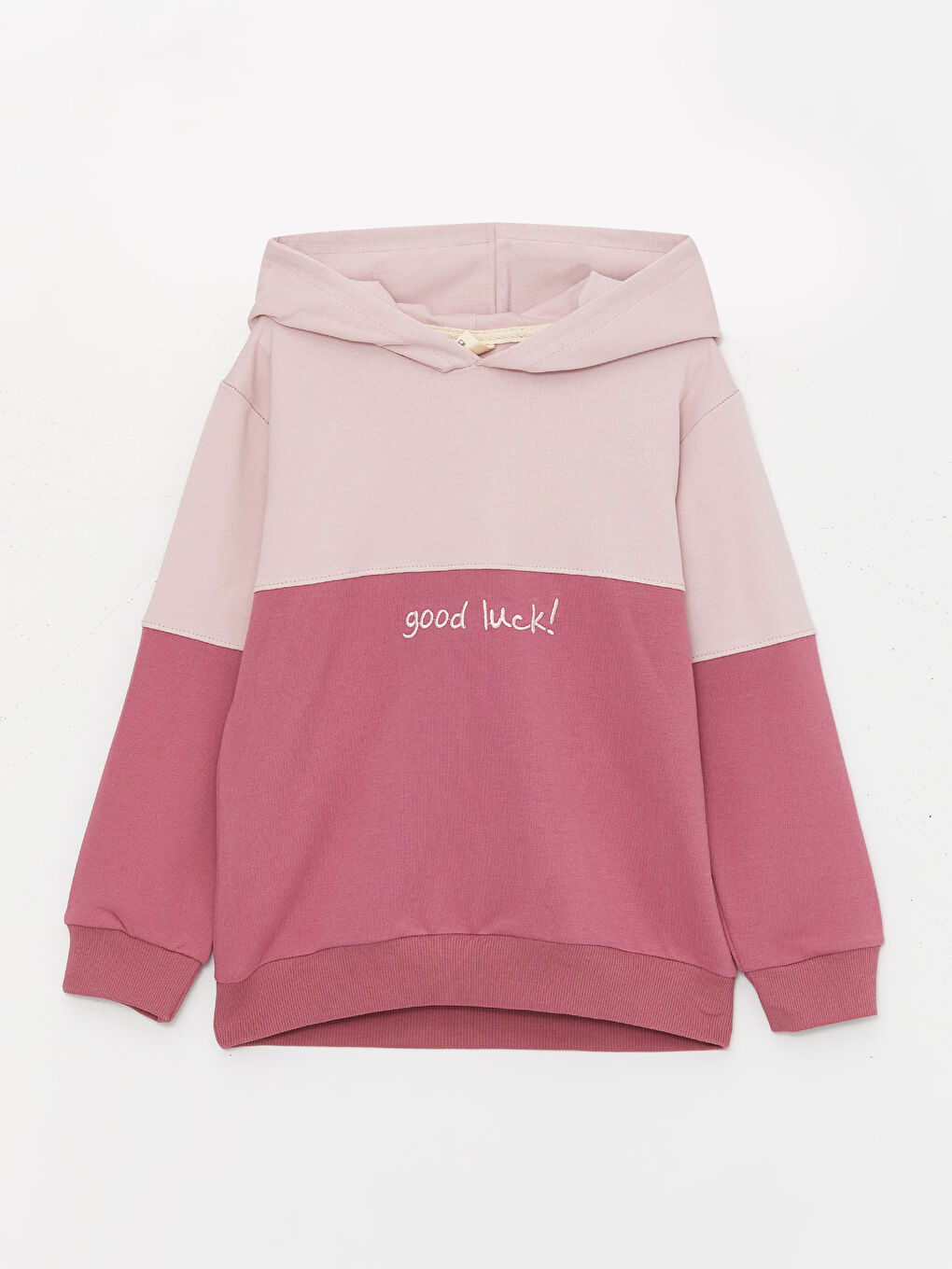 Mor Kapüşonlu Baskılı Kız Çocuk Sweatshirt ve Eşofman Altı-4