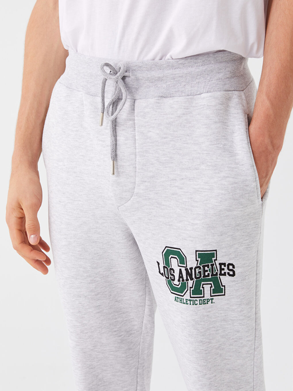 Gri Standart Kalıp Erkek Jogger Eşofman Altı-1