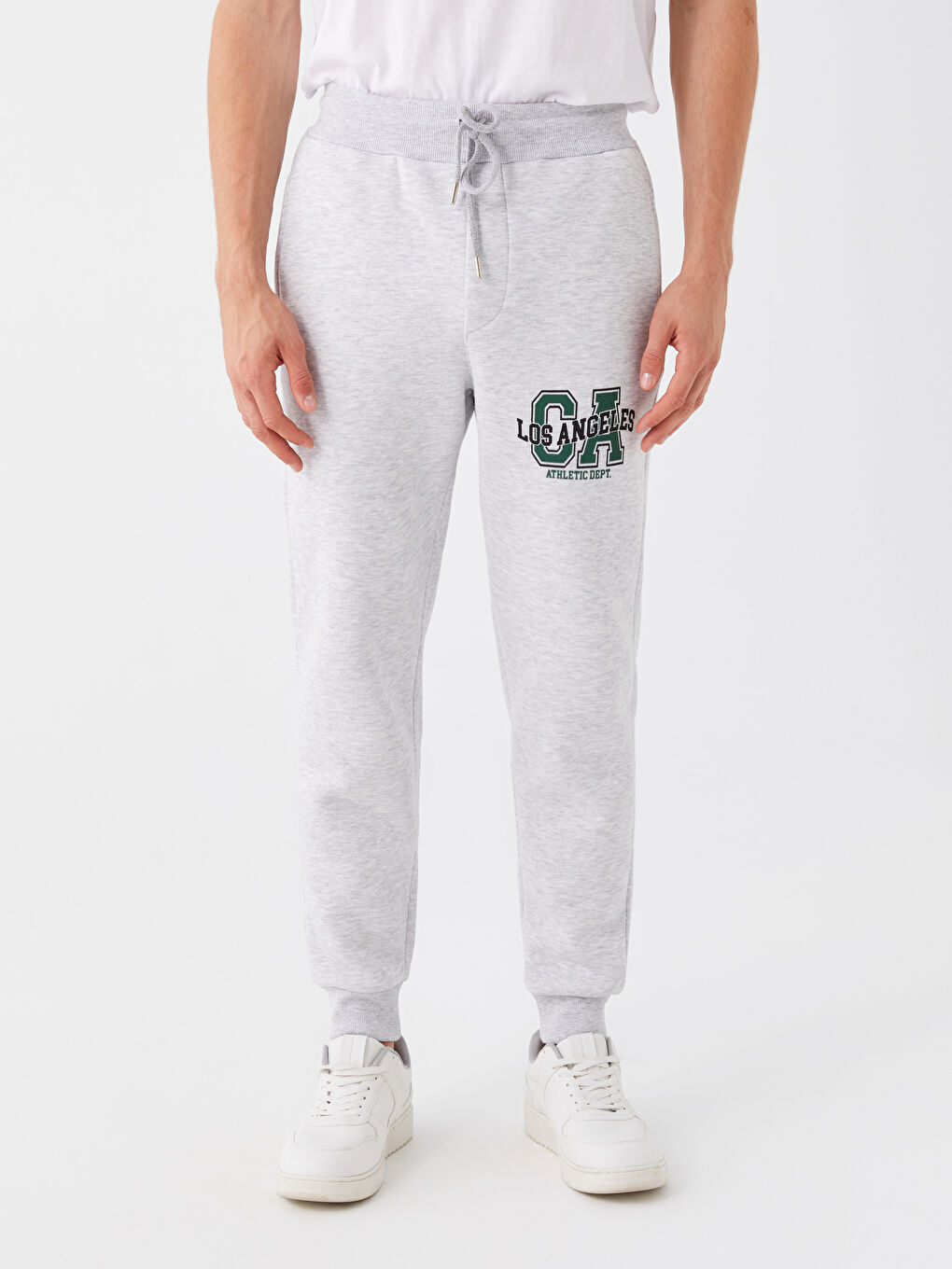 Gri Standart Kalıp Erkek Jogger Eşofman Altı-2