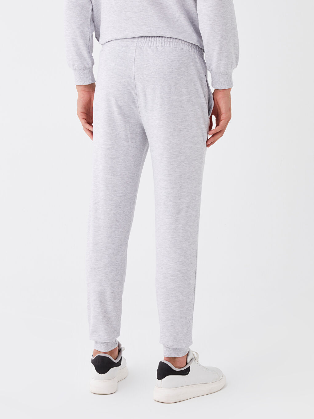 Gri Standart Kalıp Erkek Jogger Eşofman Altı-4