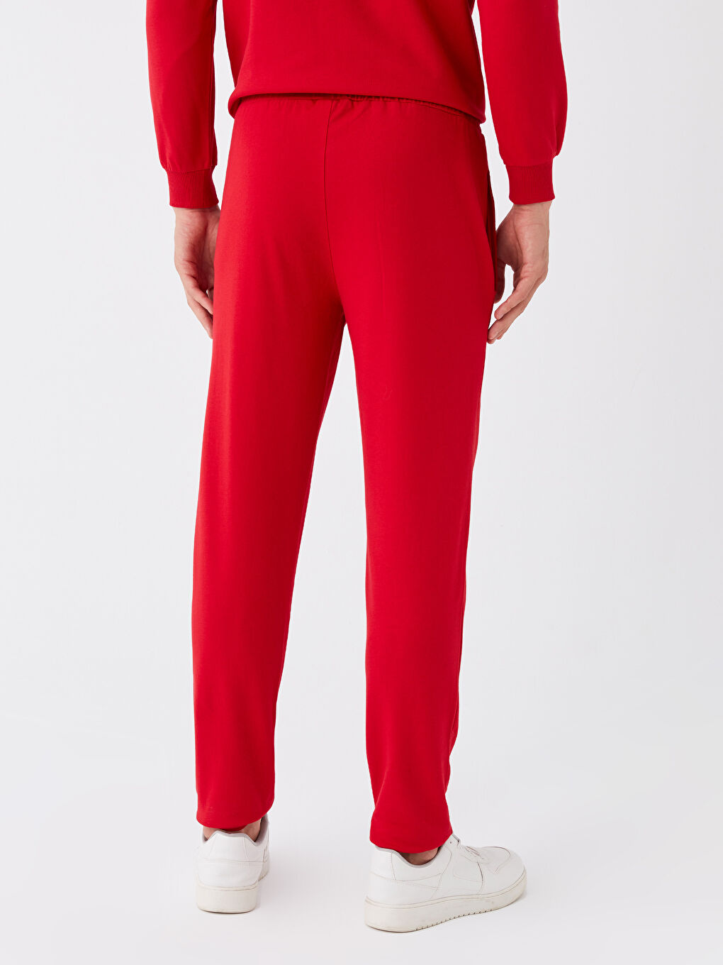 Kırmızı Standart Kalıp Erkek Jogger Eşofman Altı-4