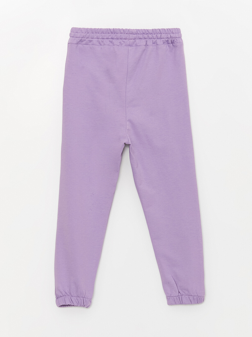 Lila Bisiklet Yaka Baskılı Uzun Kollu Kız Çocuk Sweatshirt ve Eşofman Alt 2'li Takım-5