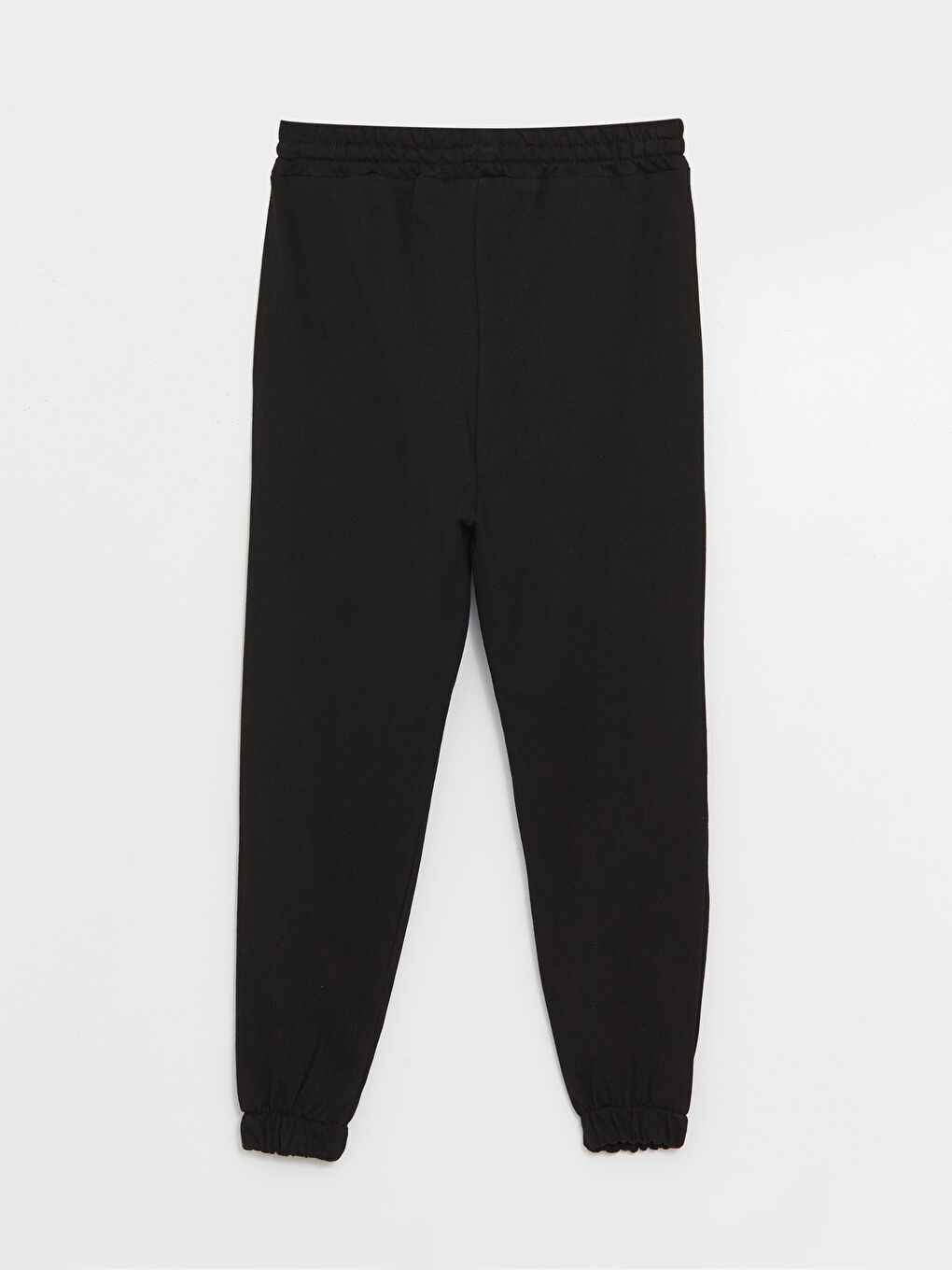 Gri Bisiklet Yaka Baskılı Uzun Kollu Kız Çocuk Sweatshirt ve Eşofman Alt 2'li Takım-4