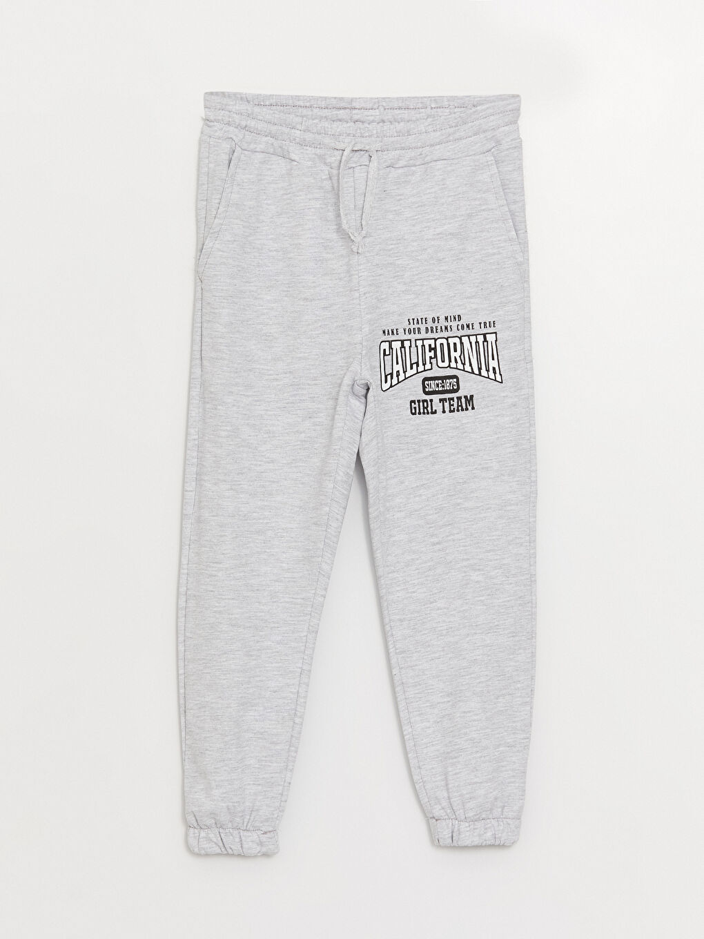 Fuşya Bisiklet Yaka Baskılı Uzun Kollu Kız Çocuk Sweatshirt ve Eşofman Alt 2'li Takım-4