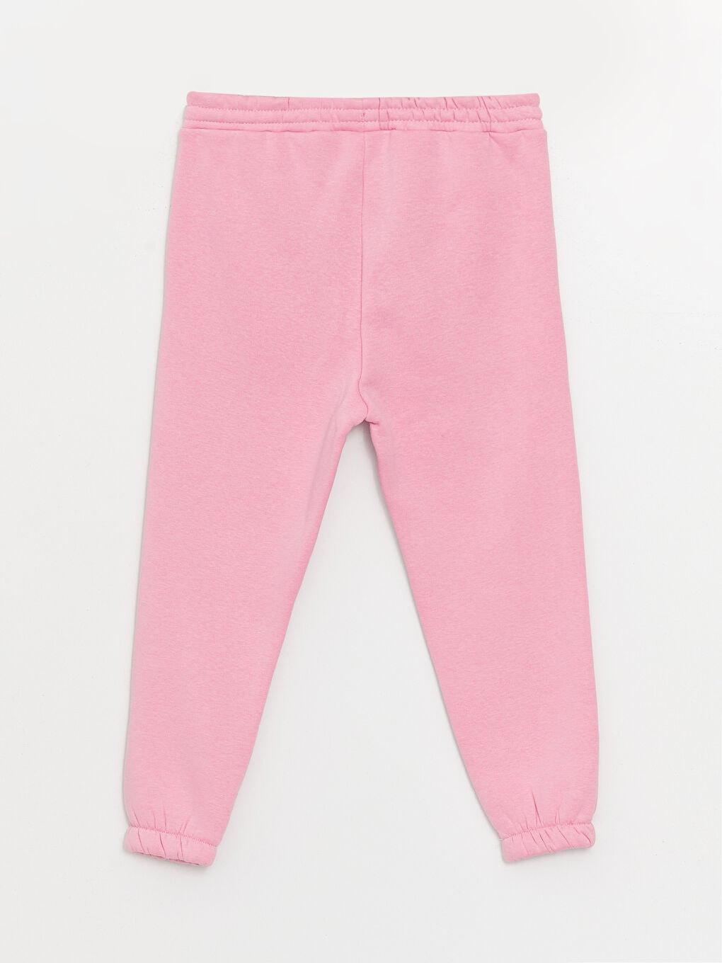 Pembe Bisiklet Yaka Baskılı Uzun Kollu Kız Çocuk Sweatshirt ve Eşofman Alt 2'li Takım-4