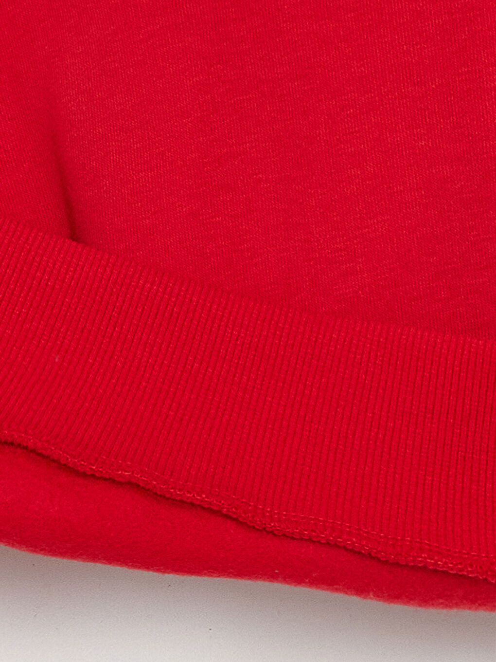 Kırmızı Bisiklet Yaka Baskılı Uzun Kollu Kız Çocuk Sweatshirt ve Eşofman Alt 2'li Takım-6