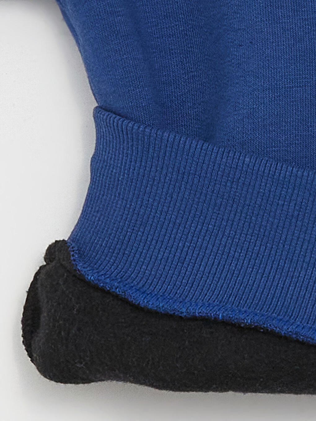 Lacivert Bisiklet Yaka Baskılı Uzun Kollu Erkek Çocuk Sweatshirt ve Eşofman Alt 2'li Takım-5