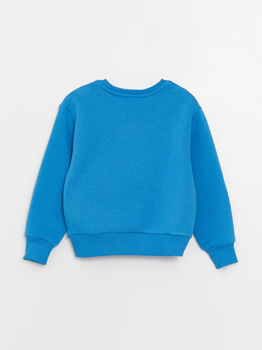 Mavi Bisiklet Yaka Baskılı Uzun Kollu Erkek Çocuk Sweatshirt ve Eşofman Alt 2'li Takım-2