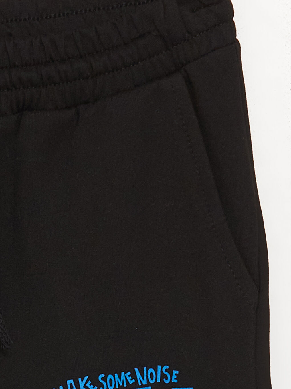 Gri Bisiklet Yaka Baskılı Uzun Kollu Erkek Çocuk Sweatshirt ve Eşofman Alt 2'li Takım-5