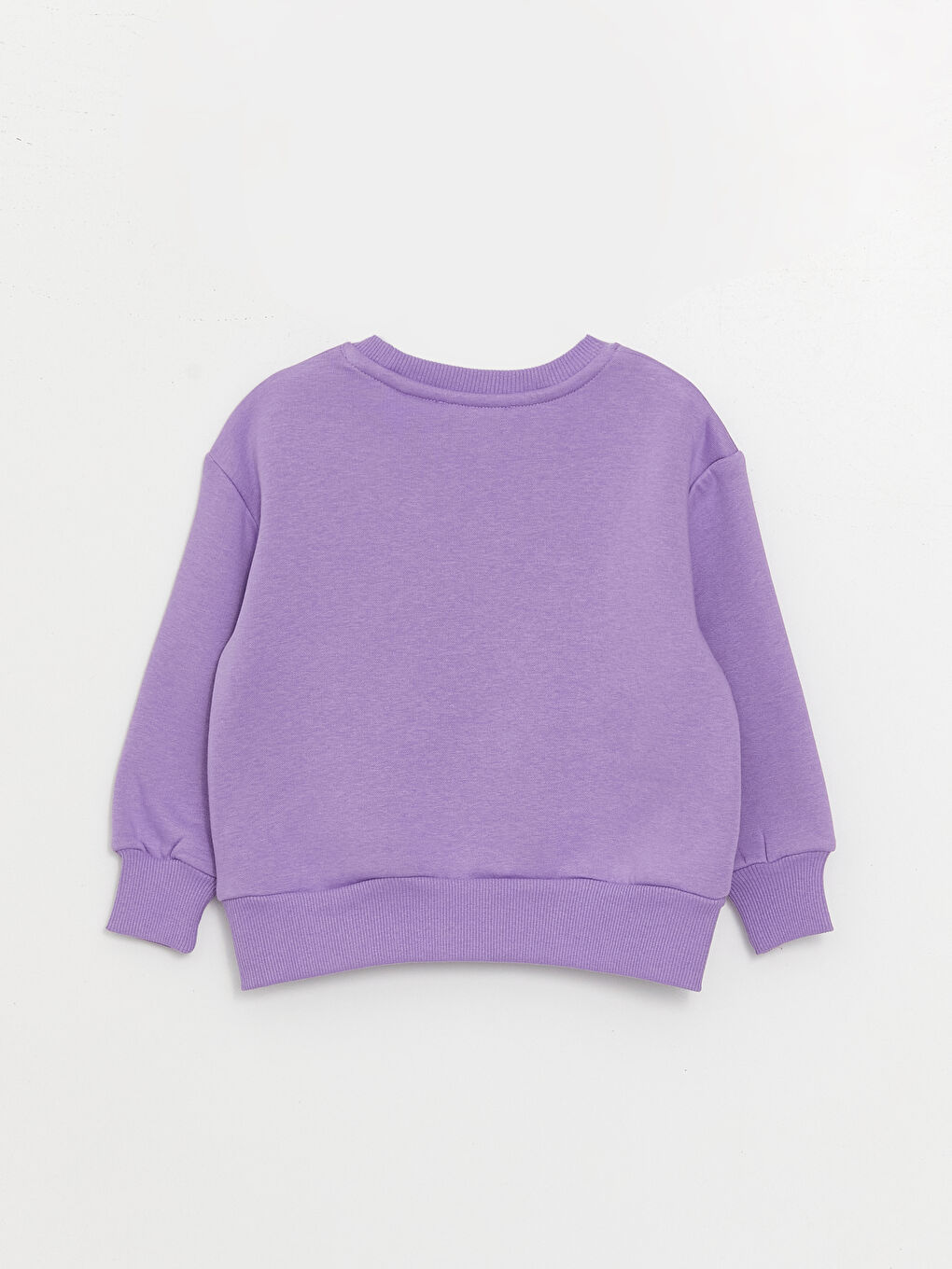 Calimera Kids Lila Bisiklet Yaka Uzun Kollu Kız Bebek Sweatshirt ve Eşofman Alt 2'li Takım - 2