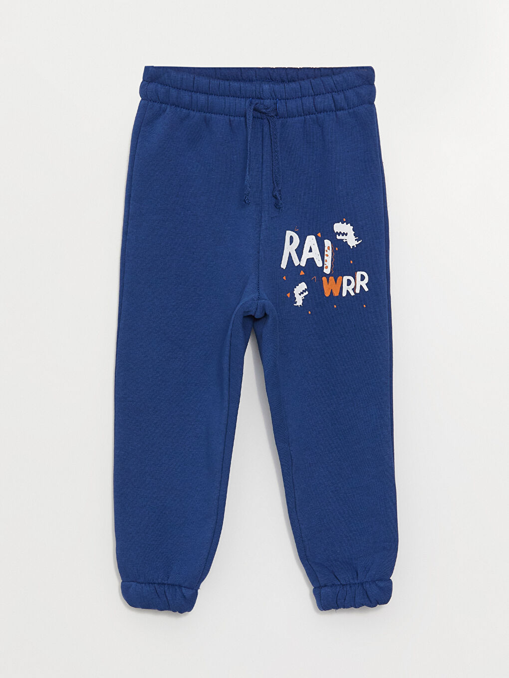 Lacivert Bisiklet Yaka Uzun Kollu Baskılı Erkek Bebek 2'li Takım-3