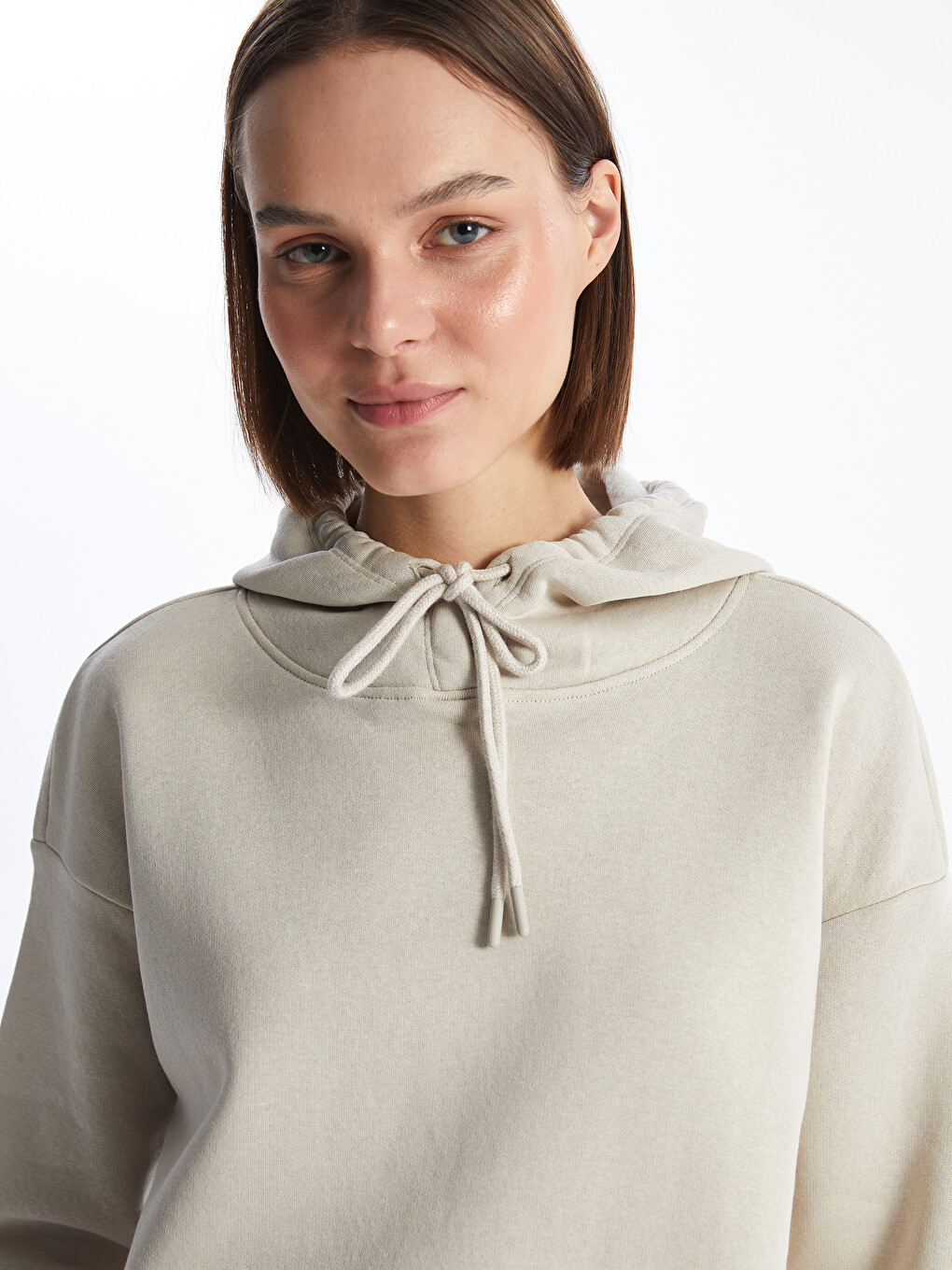 Plain Oversize Women's Thick Hoodie-1