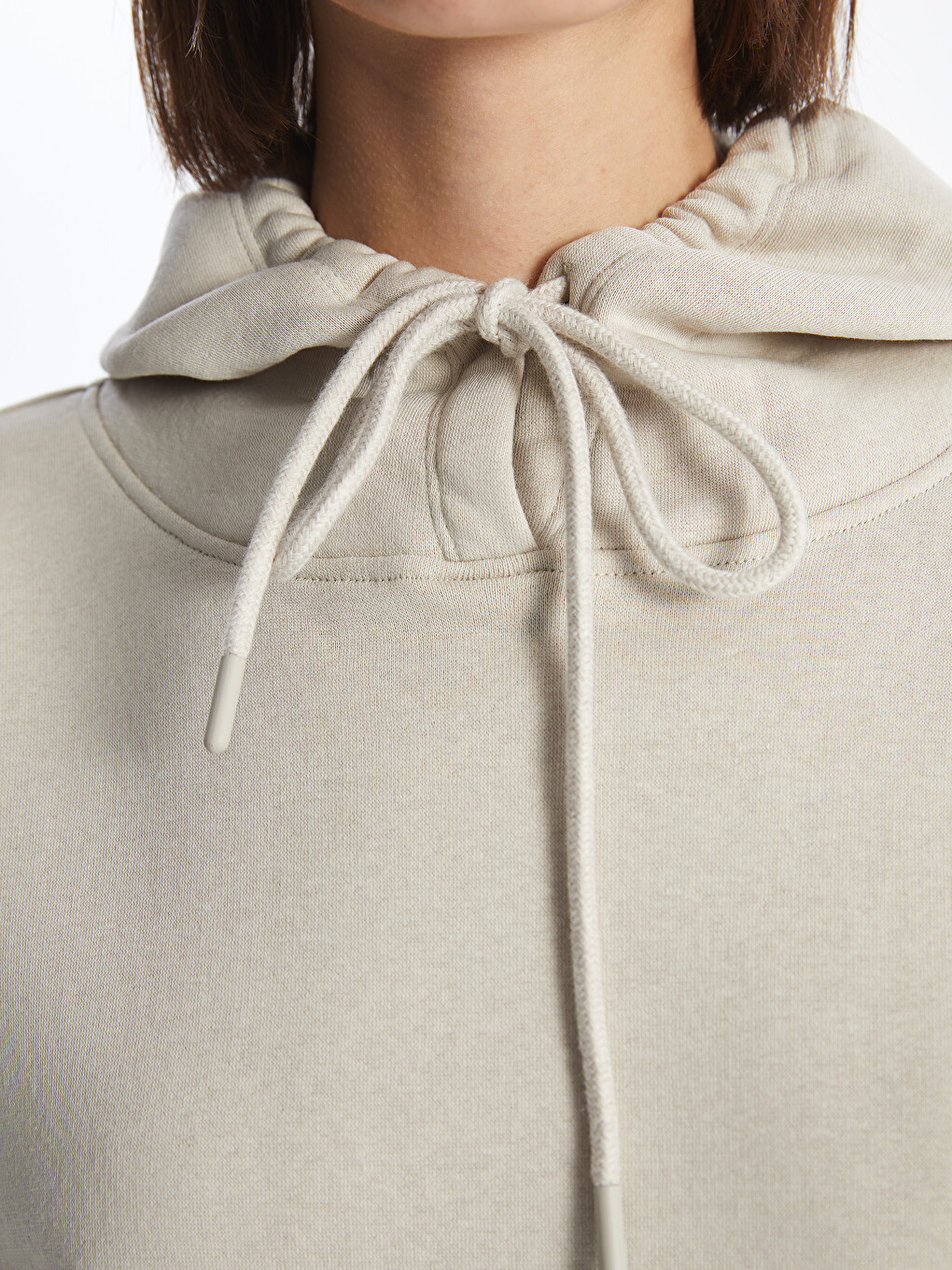 Plain Oversize Women's Thick Hoodie-3