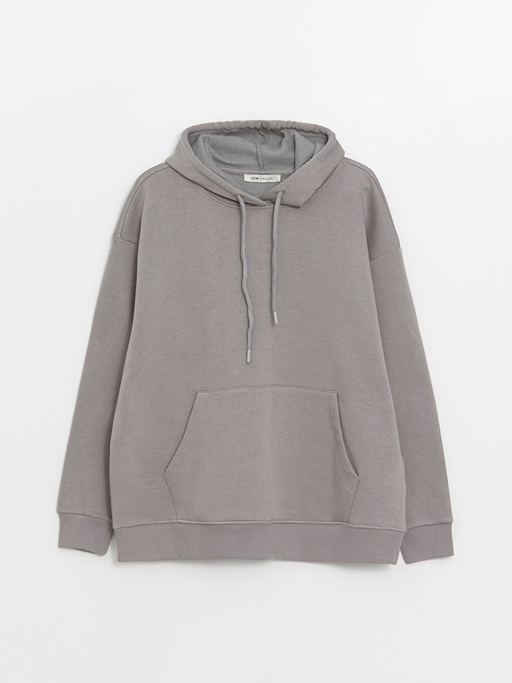 هودي تخين أوفراسايز للسيدات سادة-5