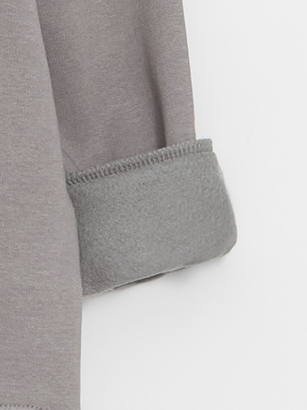 هودي تخين أوفراسايز للسيدات سادة-7