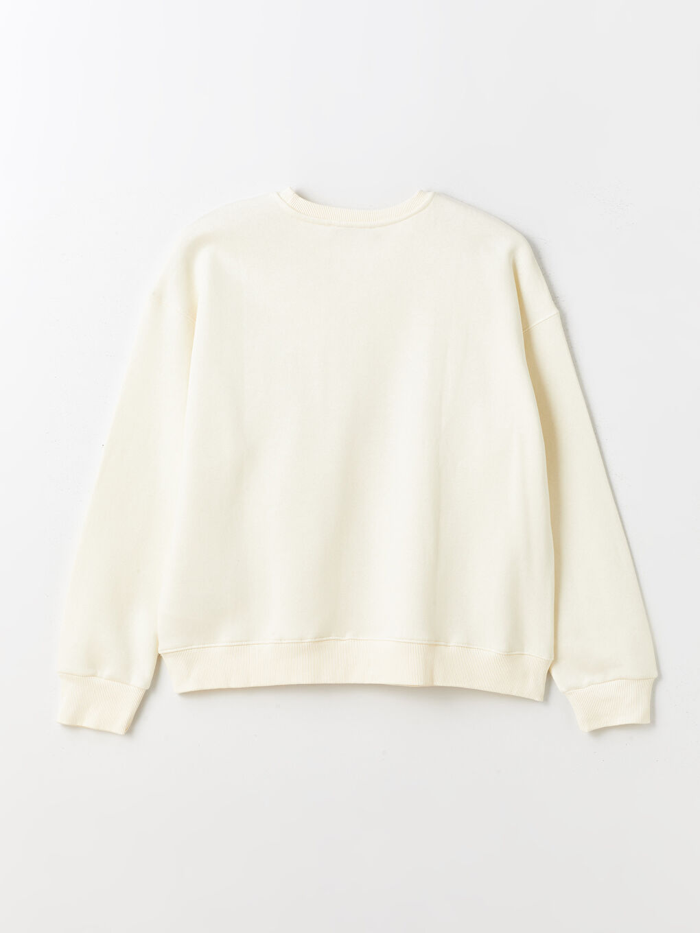 Crew Neck Embroidered Long Sleeve Oversize Women's Sweatshirt-6