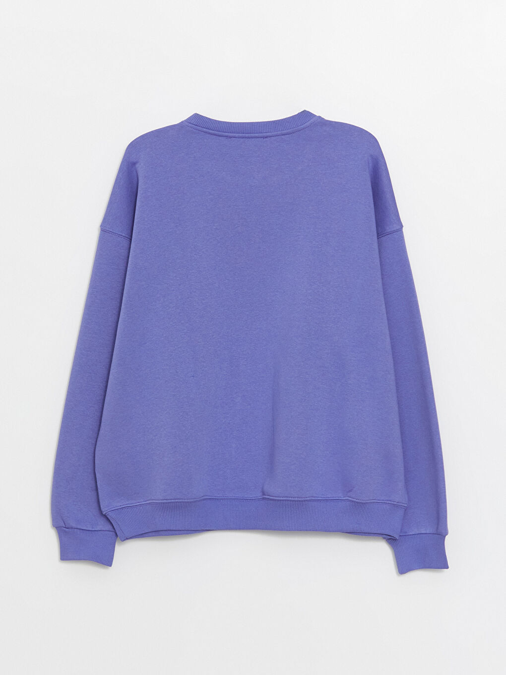 Crew Neck Printed Long Sleeve Oversize Women's Sweatshirt-7