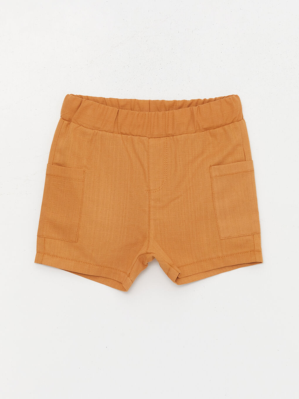 Sarı Bisiklet Yaka Kısa Kollu Baskılı Erkek Bebek Tişört ve Şort 2'li Takım-3