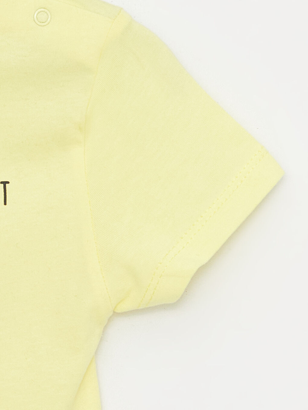 Sarı Bisiklet Yaka Kısa Kollu Baskılı Erkek Bebek Tişört ve Şort 2'li Takım-5