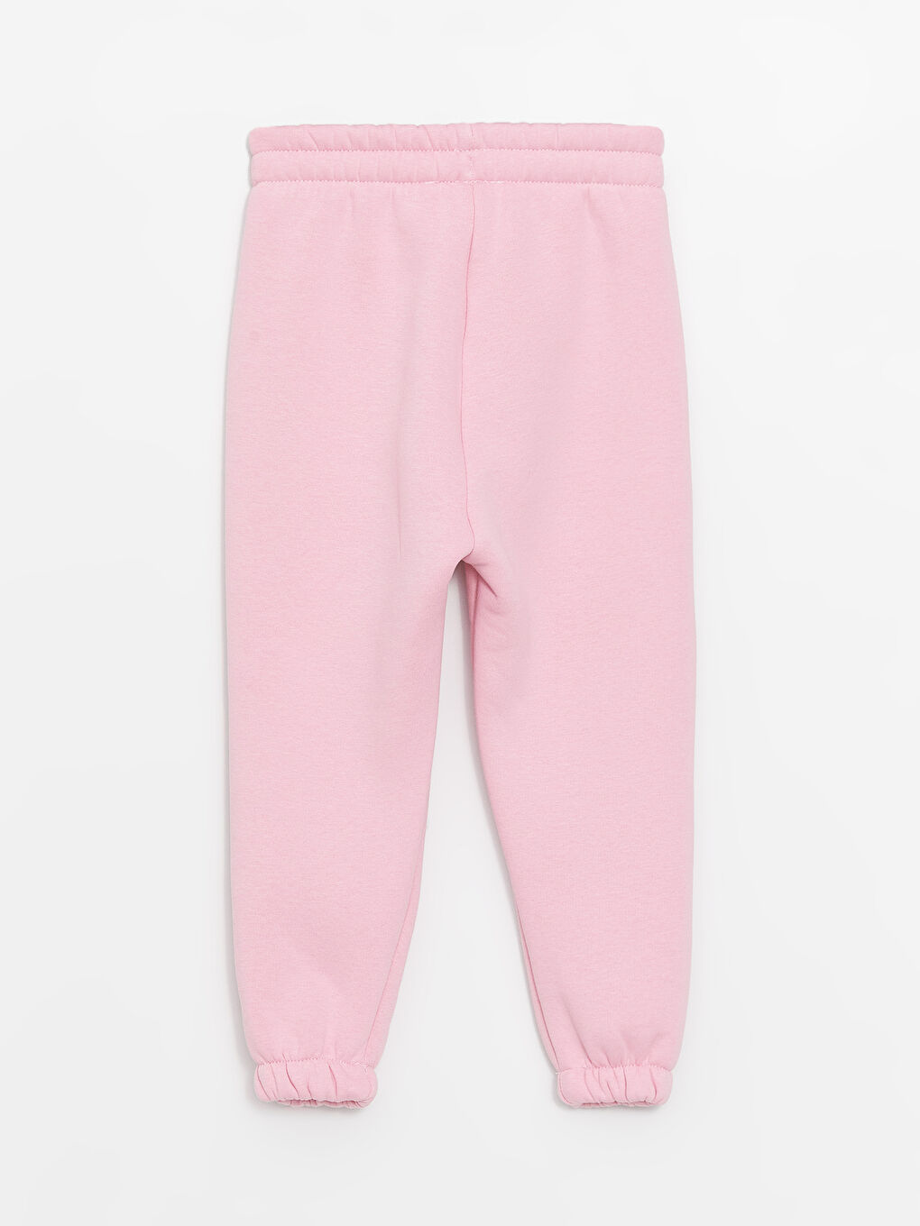 Pembe Bisiklet Yaka Uzun Kollu Kız Bebek Sweatshirt ve Eşofman Alt 2'li Takım-7