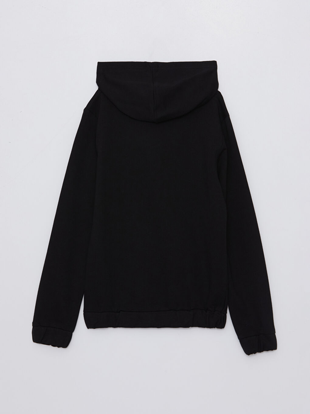 Siyah Kapüşonlu Erkek Çocuk Sweatshirt ve Eşofman Alt 2'li Takım-2