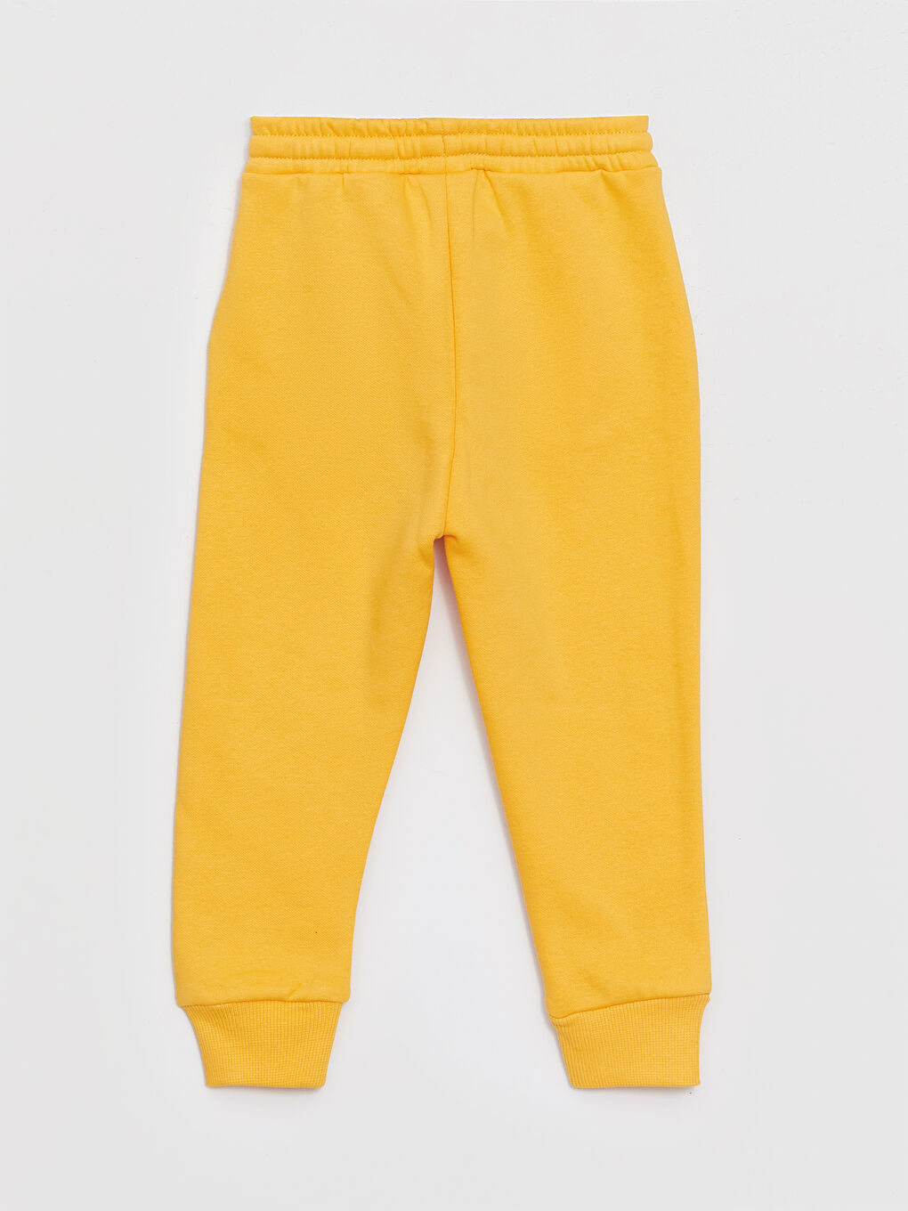 Sarı Bisiklet Yaka Uzun Kollu Baskılı Erkek Bebek Sweatshirt ve Eşofman Alt 2'li Takım-5