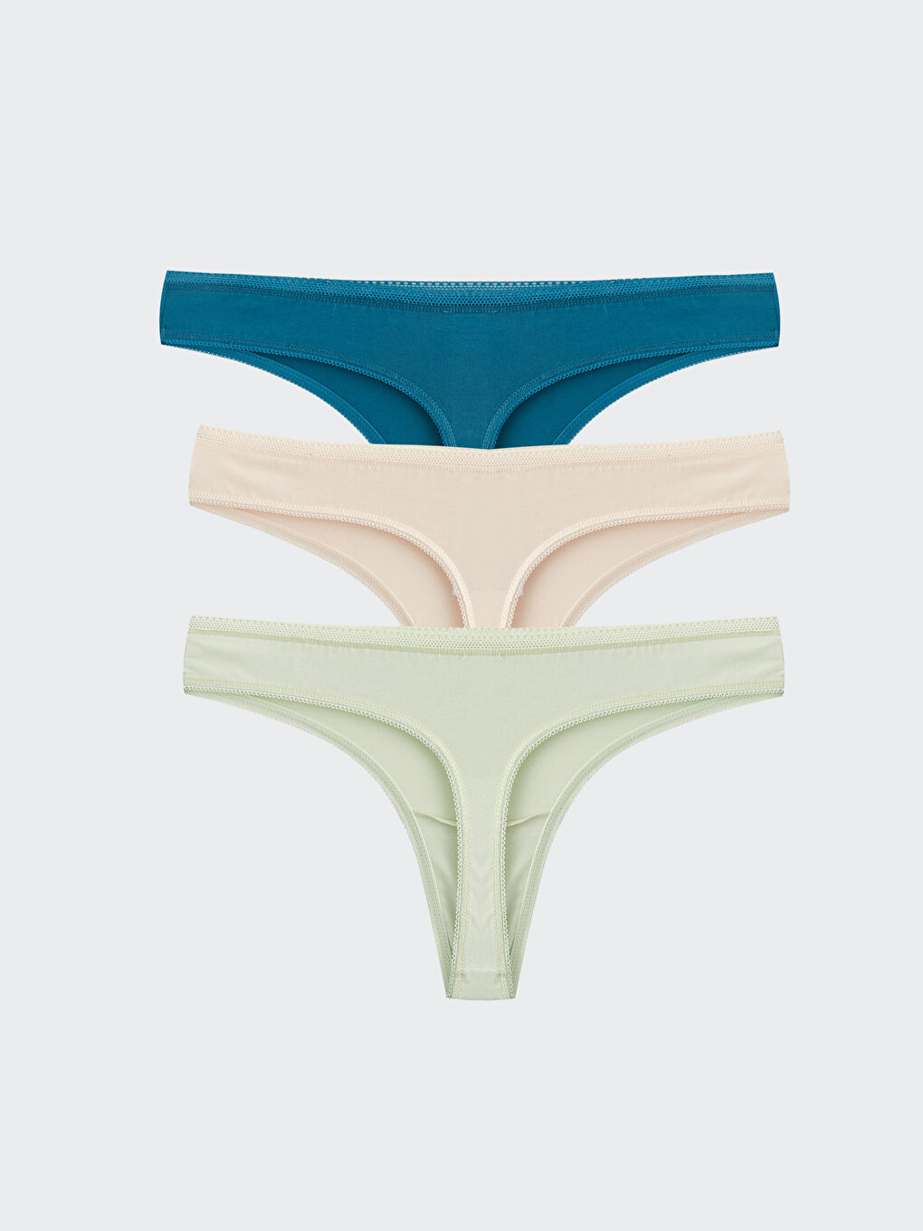 Plain Thong Knickers 3-Pack-1