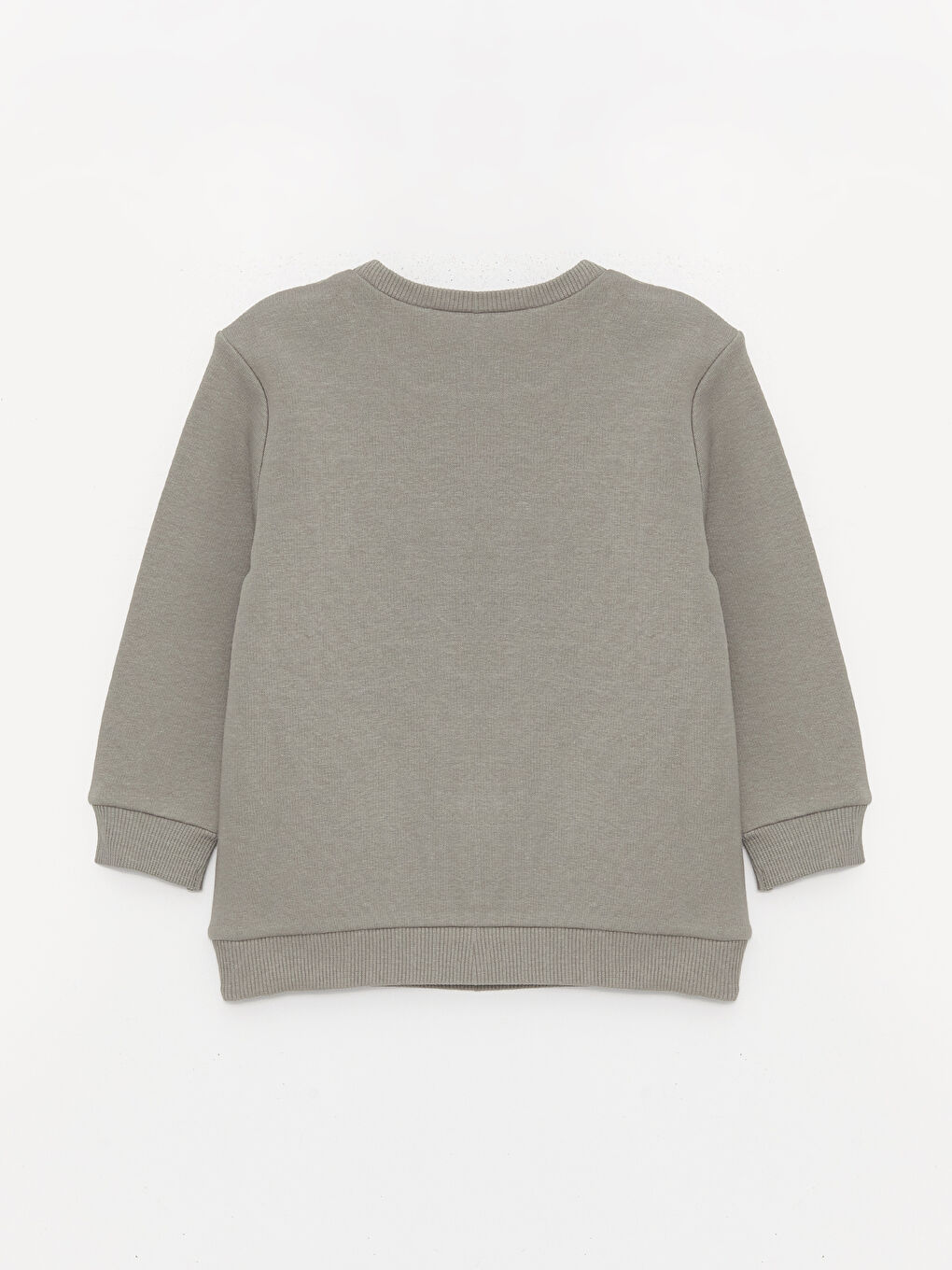 Gri Baskılı Uzun Kollu Erkek Bebek Sweatshirt 2'li-4