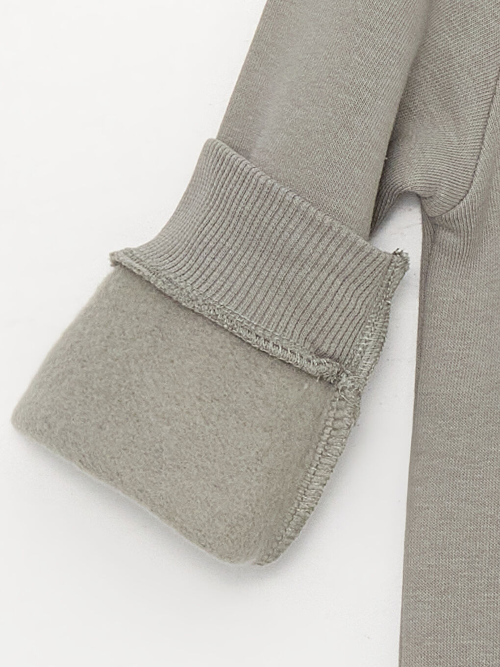 Gri Baskılı Uzun Kollu Erkek Bebek Sweatshirt 2'li-6