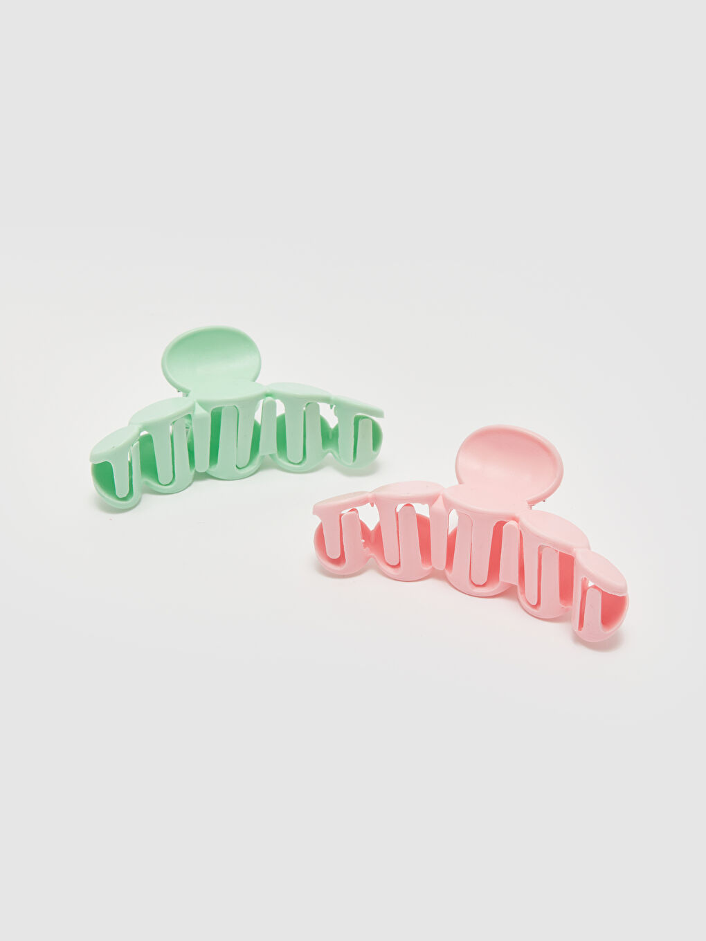 Siyah Kadın Mandal Toka 2'li