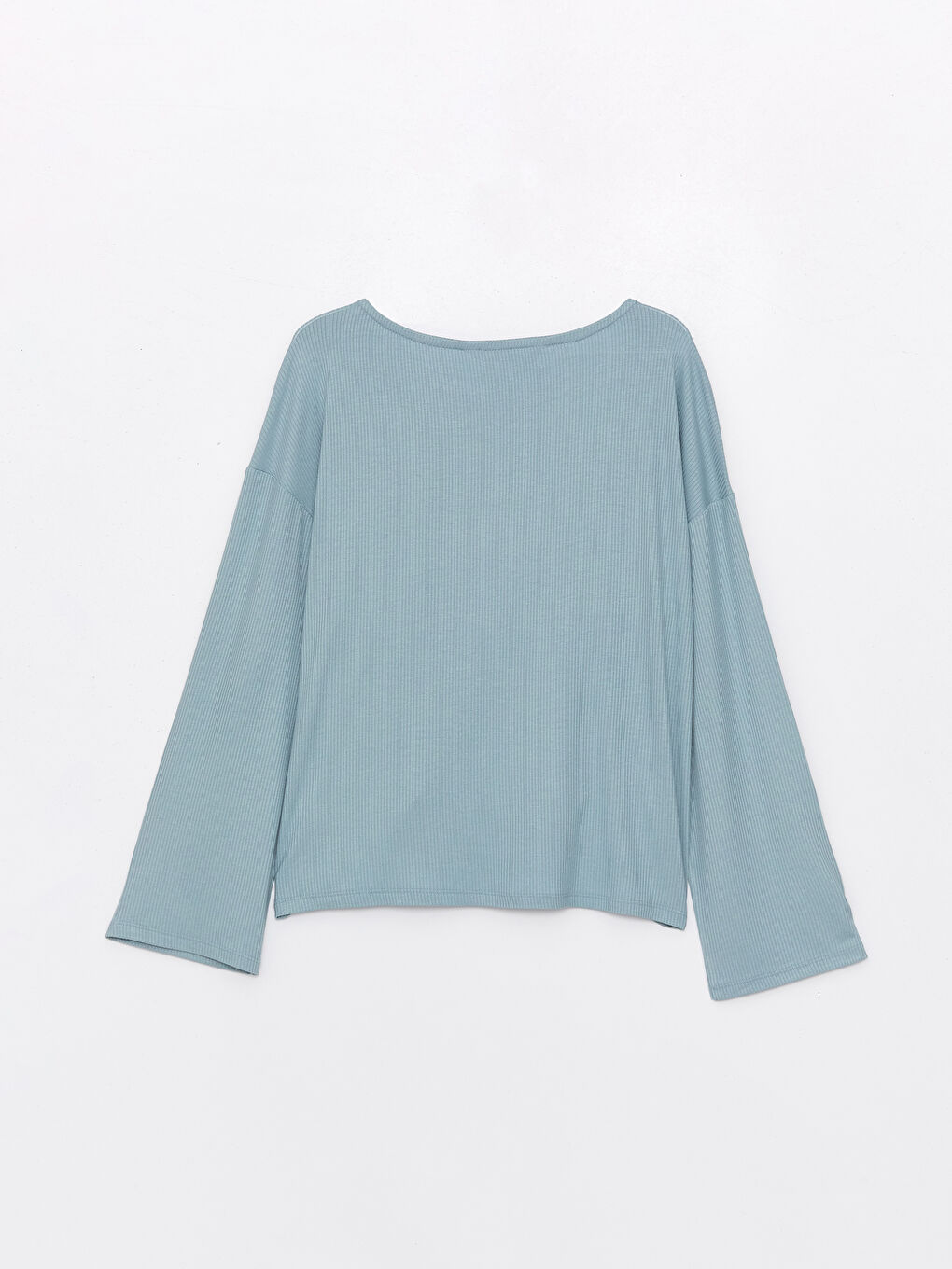 Mavi Bisiklet Yaka Kadın Pijama Üstü-1