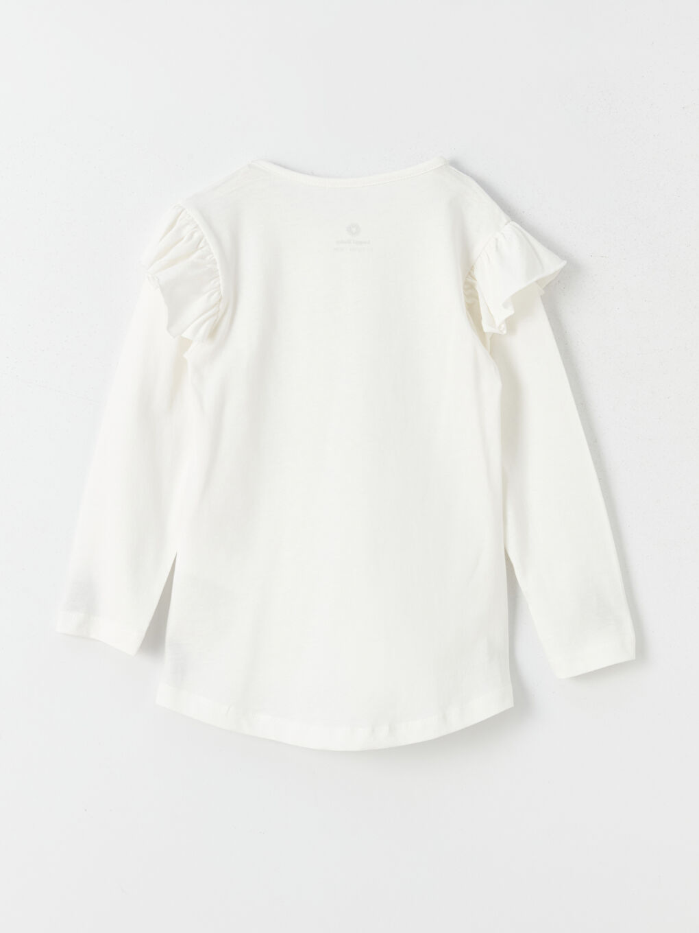 Sarı Bisiklet Yaka Uzun Kollu Baskılı Kız Bebek 2'li Takım-3