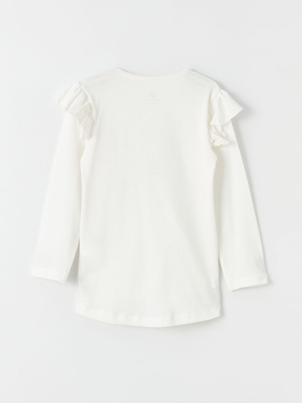 Bej Bisiklet Yaka Uzun Kollu Baskılı Kız Bebek 2'li Takım-3