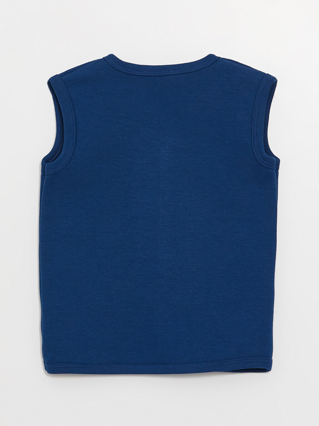 Lacivert V Yaka Erkek Bebek Yelek-2