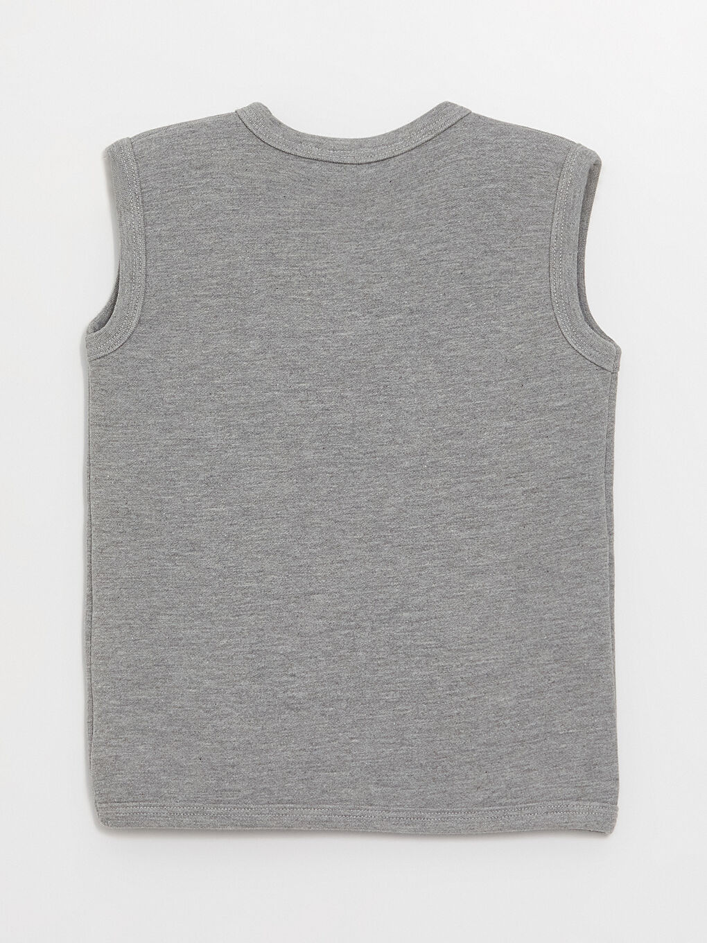 Gri V Yaka Erkek Bebek Yelek-2