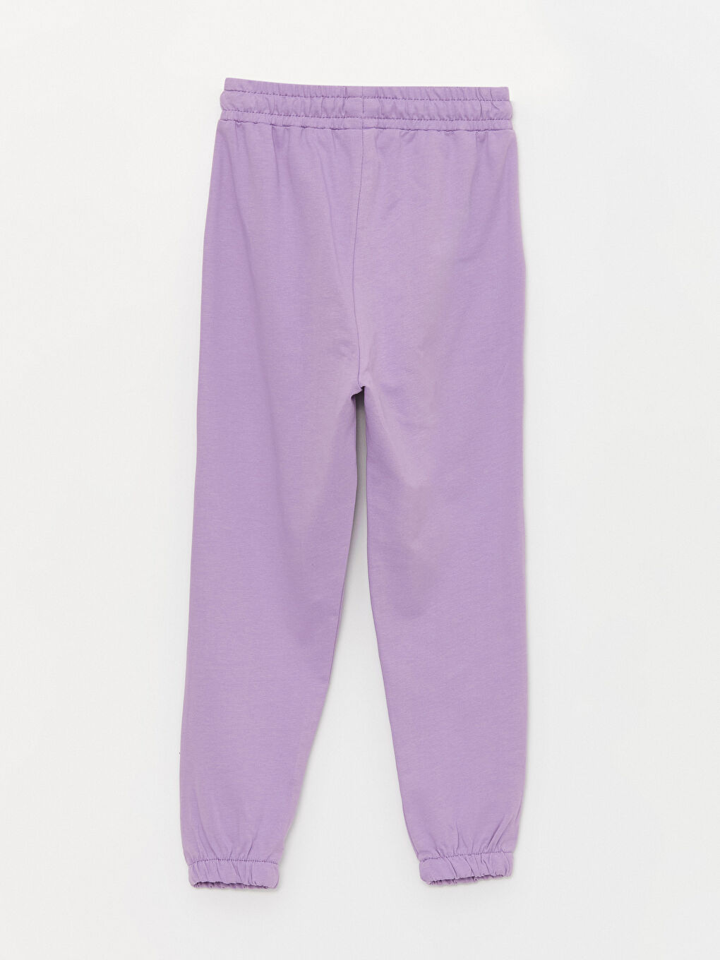 Lila Bisiklet Yaka Baskılı Uzun Kollu Kız Çocuk Sweatshirt ve Eşofman Alt 2'li Takım-6