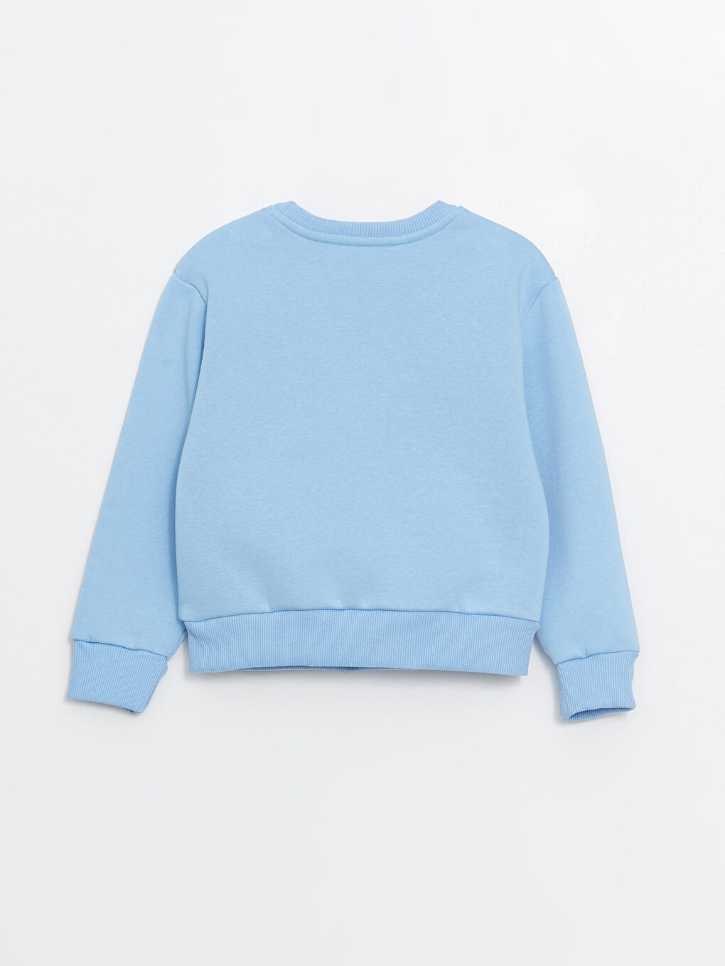 Calimera Kids Mavi Bisiklet Yaka Uzun Kollu Kız Çocuk Sweatshirt ve Eşofman Alt 2'li Takım - 2