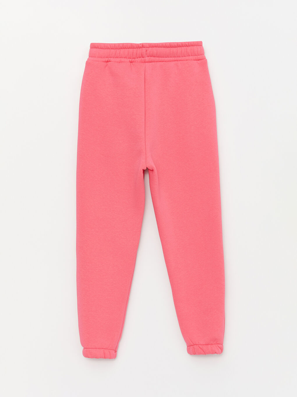 Pembe Bisiklet Yaka Baskılı Uzun Kollu Kız Çocuk Sweatshirt ve Eşofman Alt 2'li Takım-4