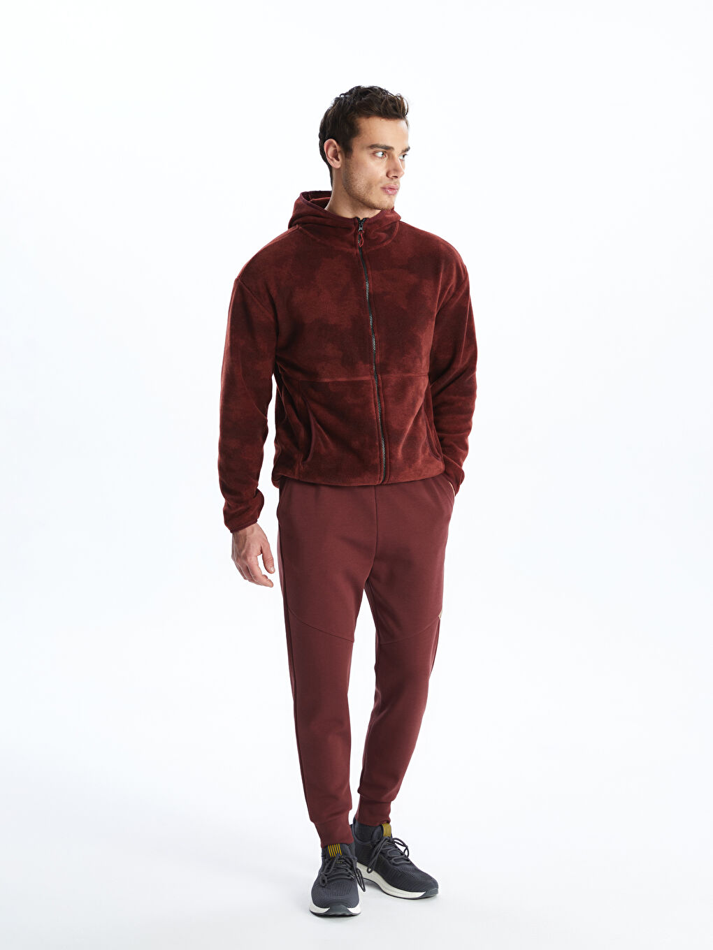 XSIDE ACTIVE Bordo Slim Fit Erkek Eşofman Altı