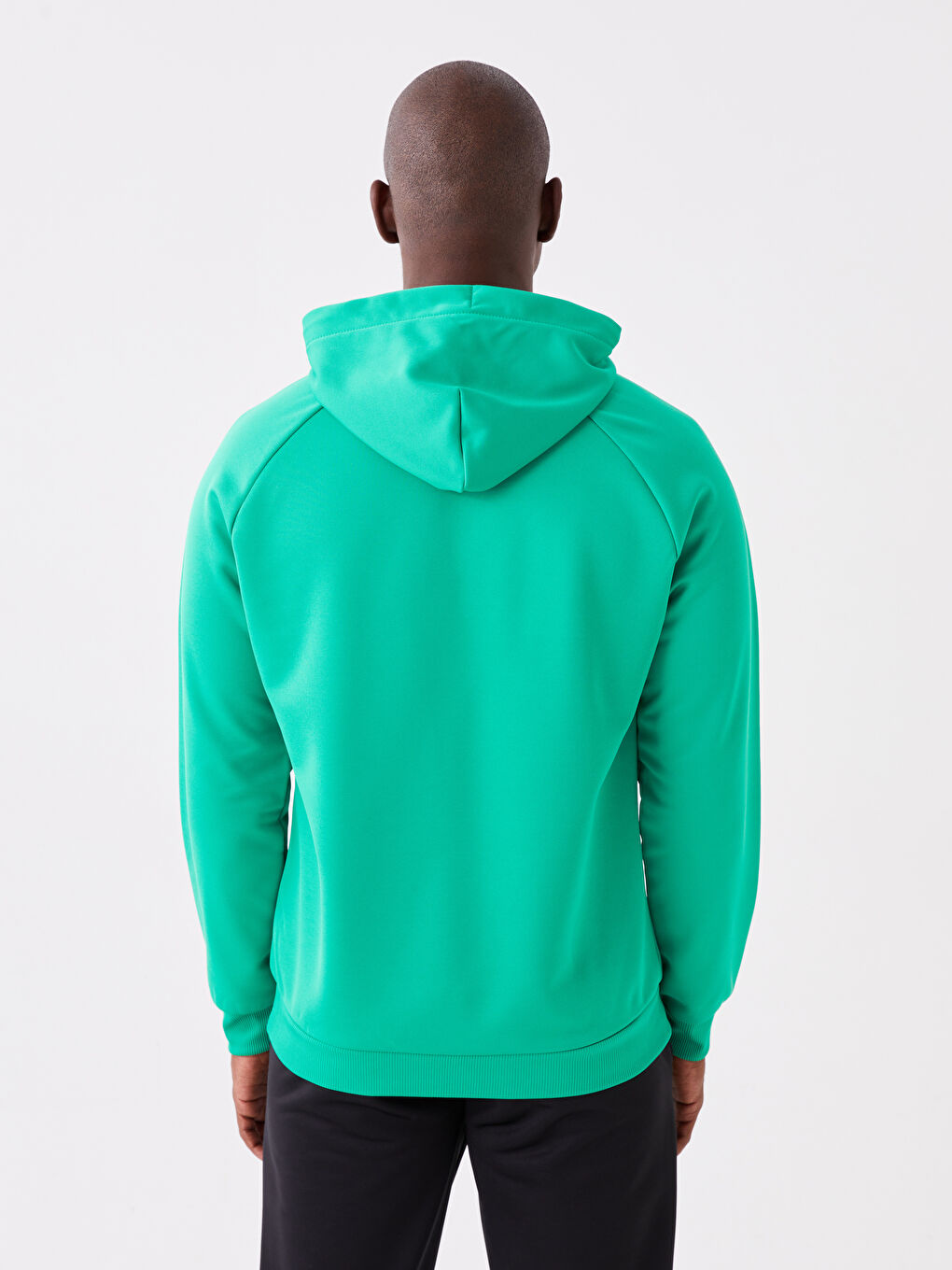 Xside Active Canlı Yeşil Uzun Kollu Erkek Hoodie - 4