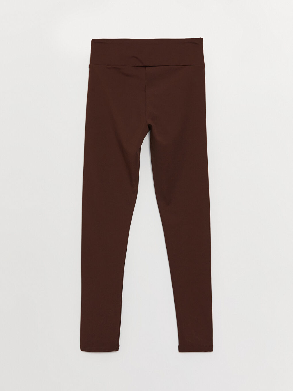 Women's Elasticated Waist Plain Leggings-6