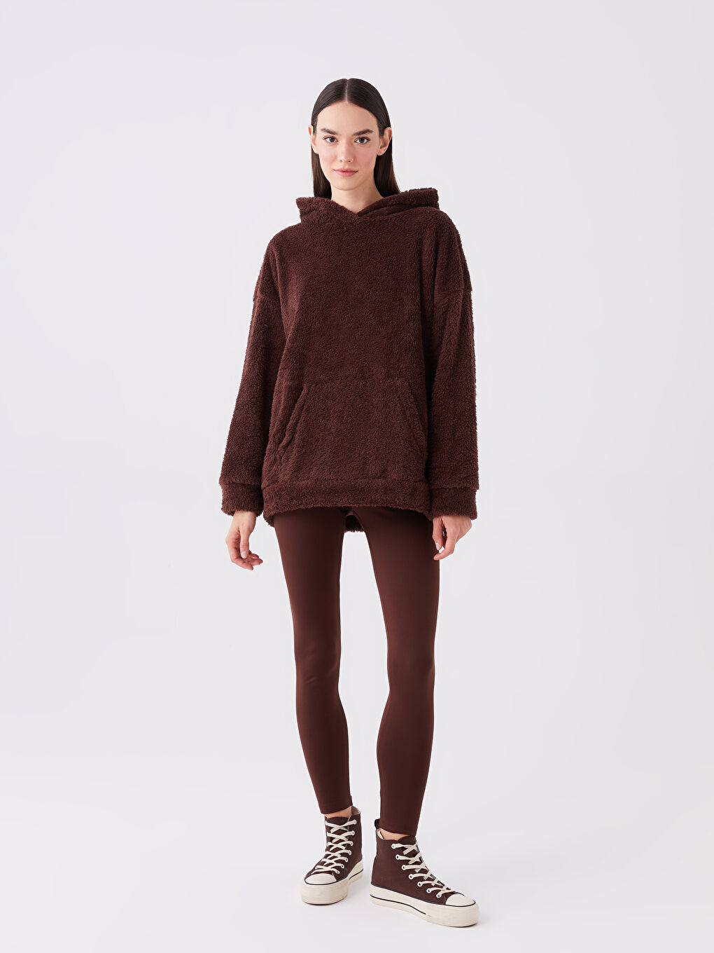 Women's Elasticated Waist Plain Leggings