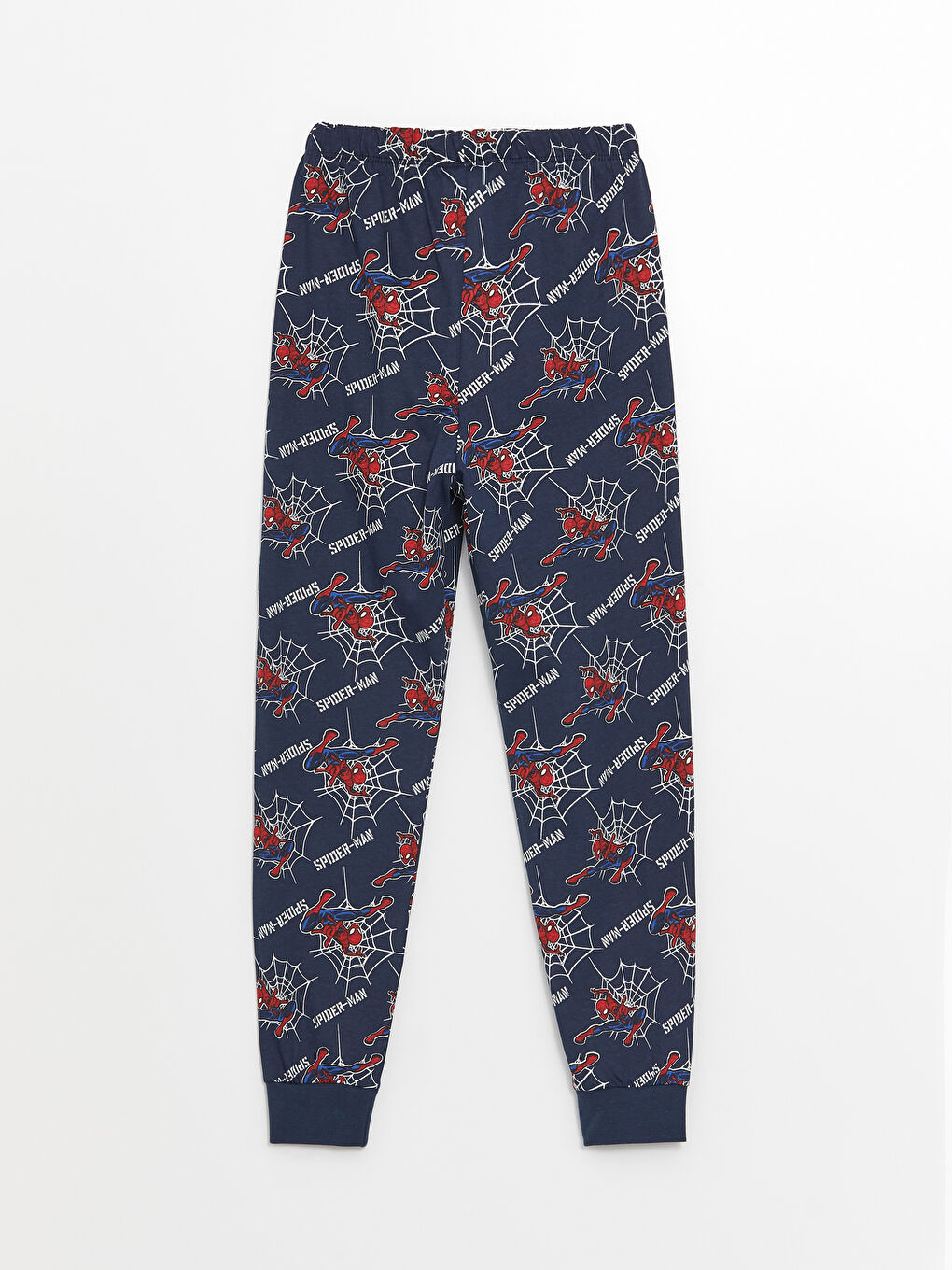 LCW Kids Lacivert Beli Lastikli Spiderman Baskılı Erkek Çocuk Pijama Alt - 1