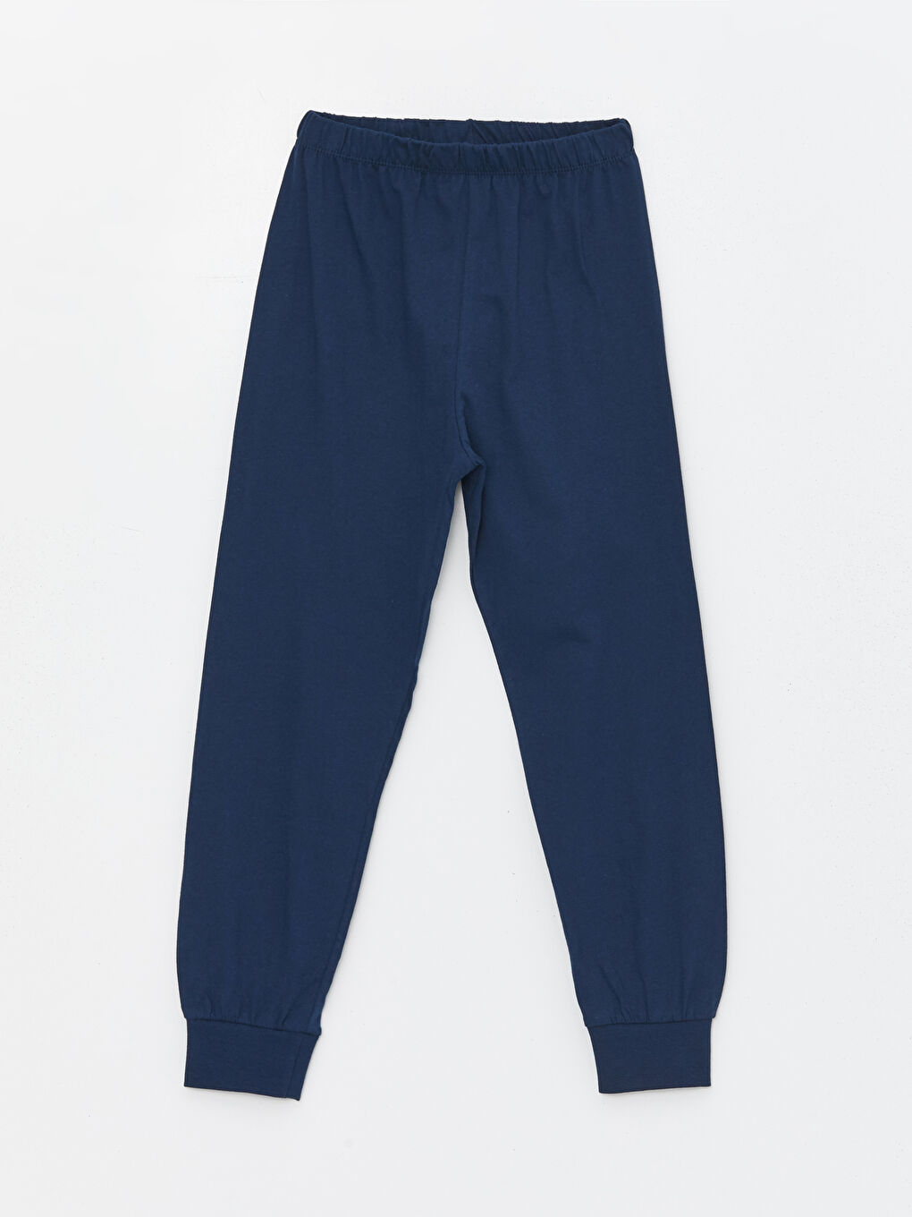 Mavi Bisiklet Yaka Baskılı Uzun Kollu Erkek Çocuk Pijama Takımı-3