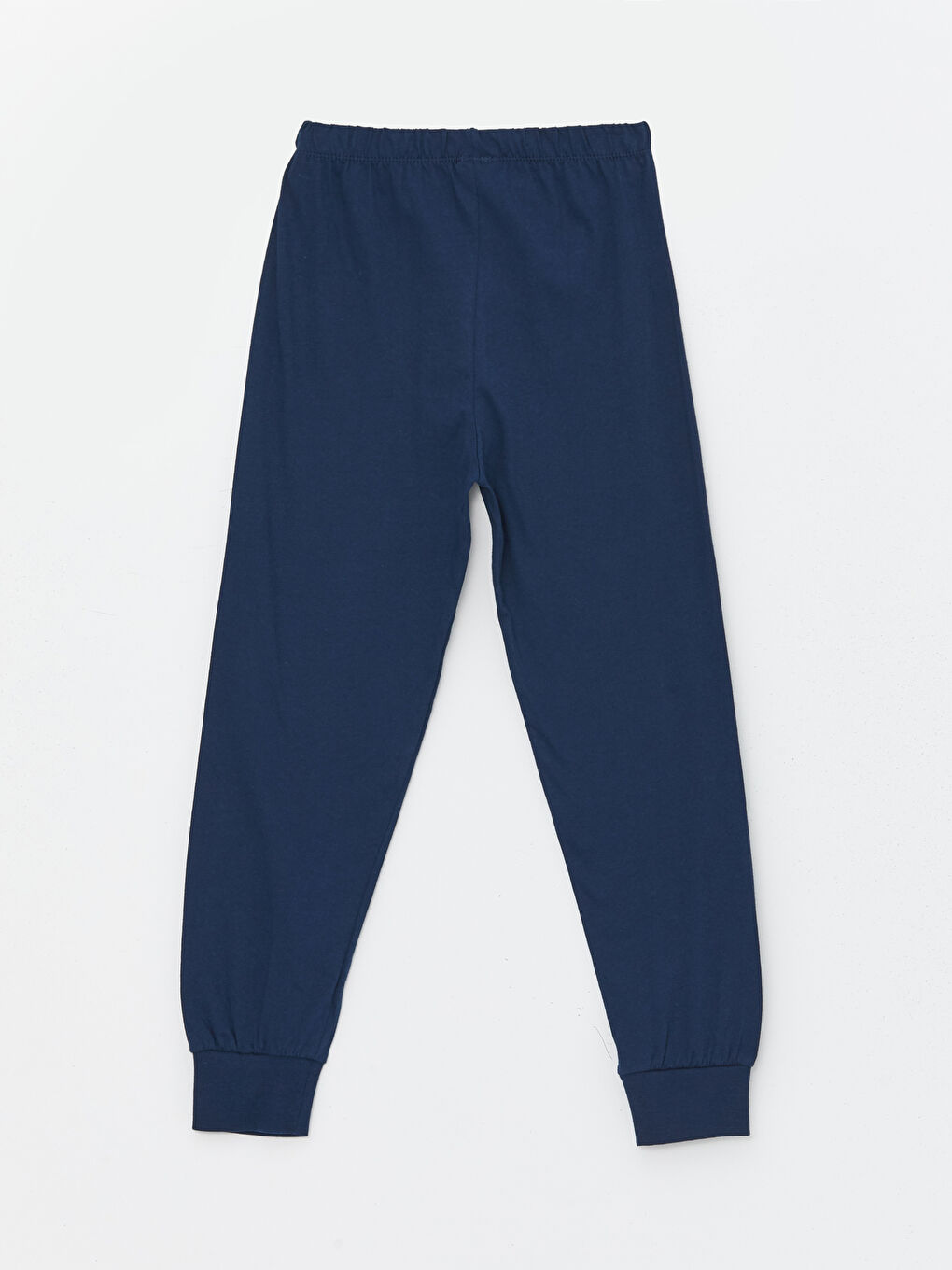 Mavi Bisiklet Yaka Baskılı Uzun Kollu Erkek Çocuk Pijama Takımı-4