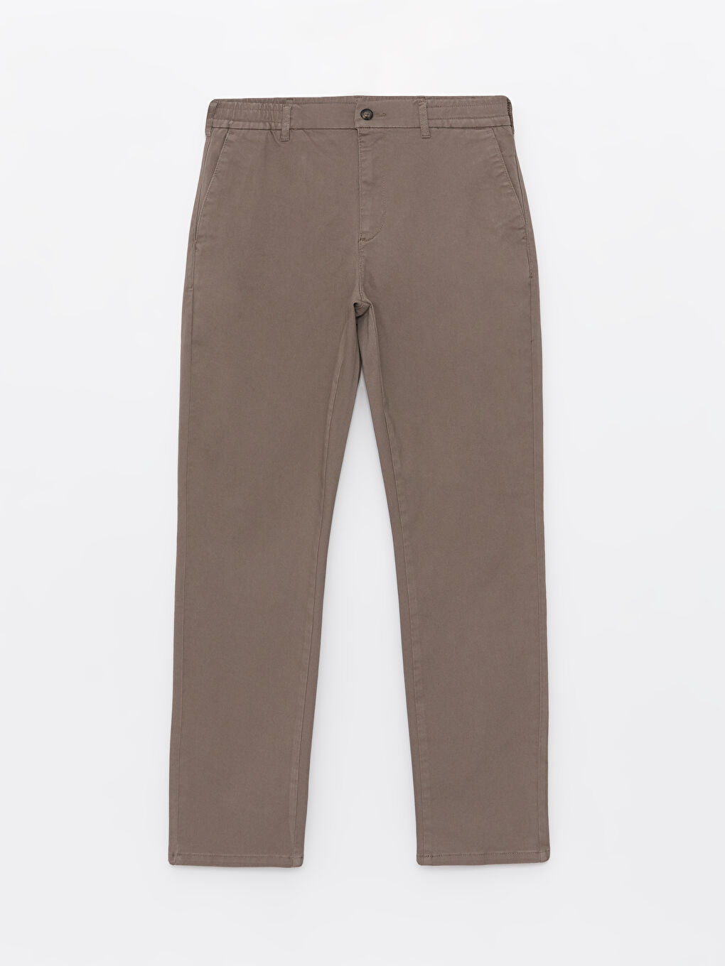 LCWAIKIKI Classic Kahverengi Standart Kalıp Erkek Chino Pantolon - 4