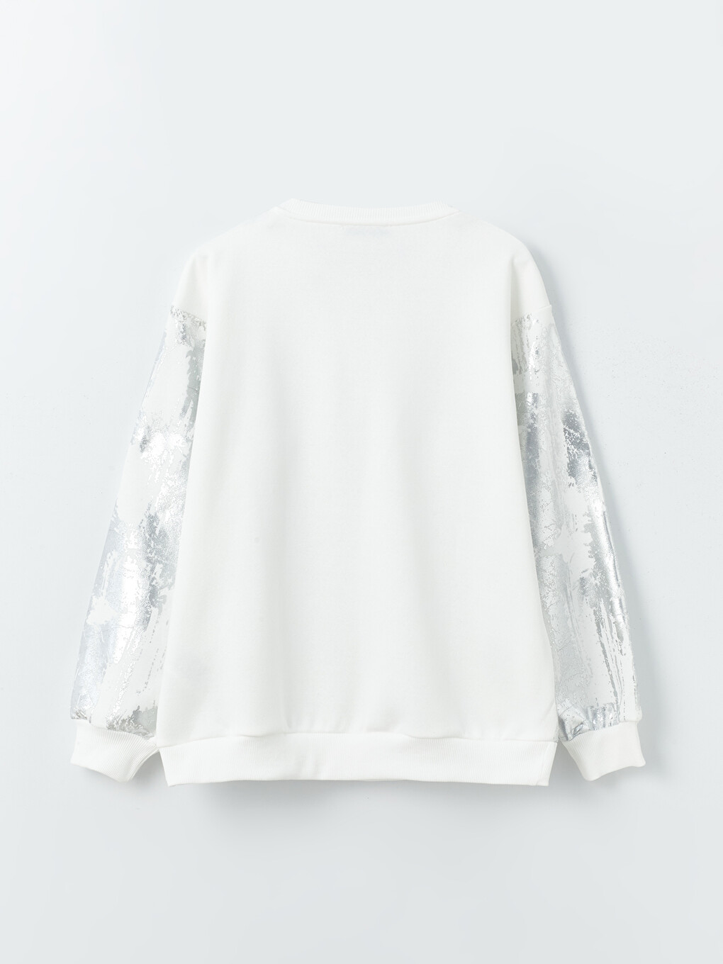 Crew Neck Printed Oversize Women's Thick Sweatshirt-6